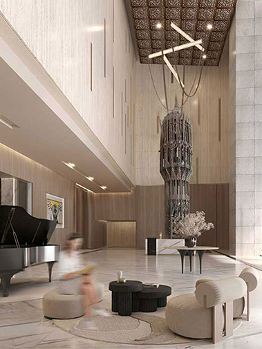Noir & Blanc Lobby